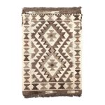 Alfombra Kilim Maimana Gris 0,59x0,82 M