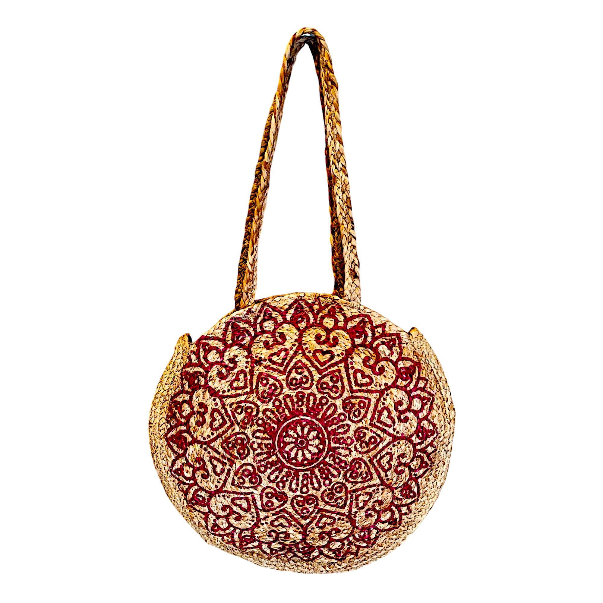 Shopper jute Bordo 45 Cm