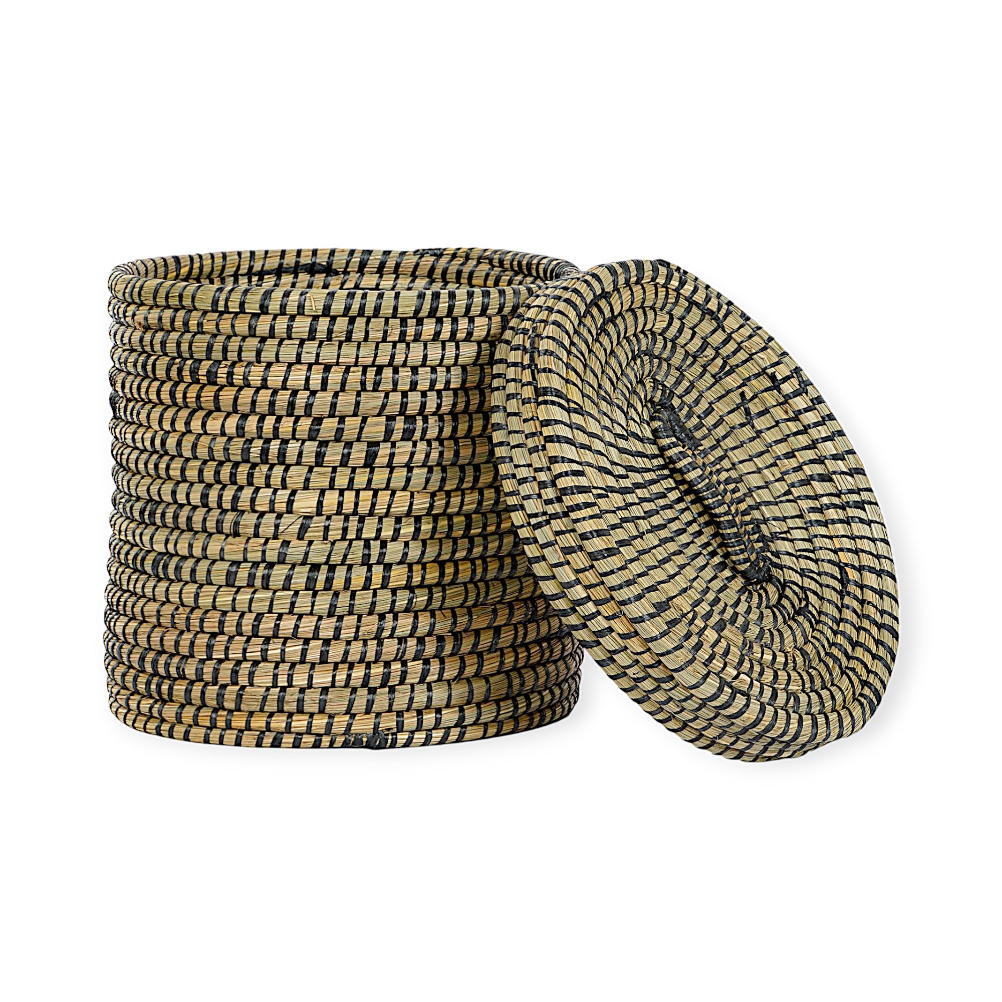Cesta seagrass C/tapa 42x45cm
