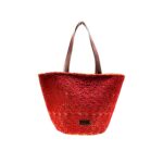 Bolso saco Malla Rojo Rctgl