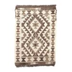 Alfombra Kilim Maimana Gris 0,61x0,88 M