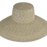 Pamela paja rayas Beige Ajustable