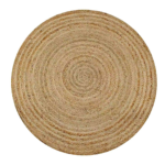 Alfombra  yute Kara Round 1,2x1,2 M