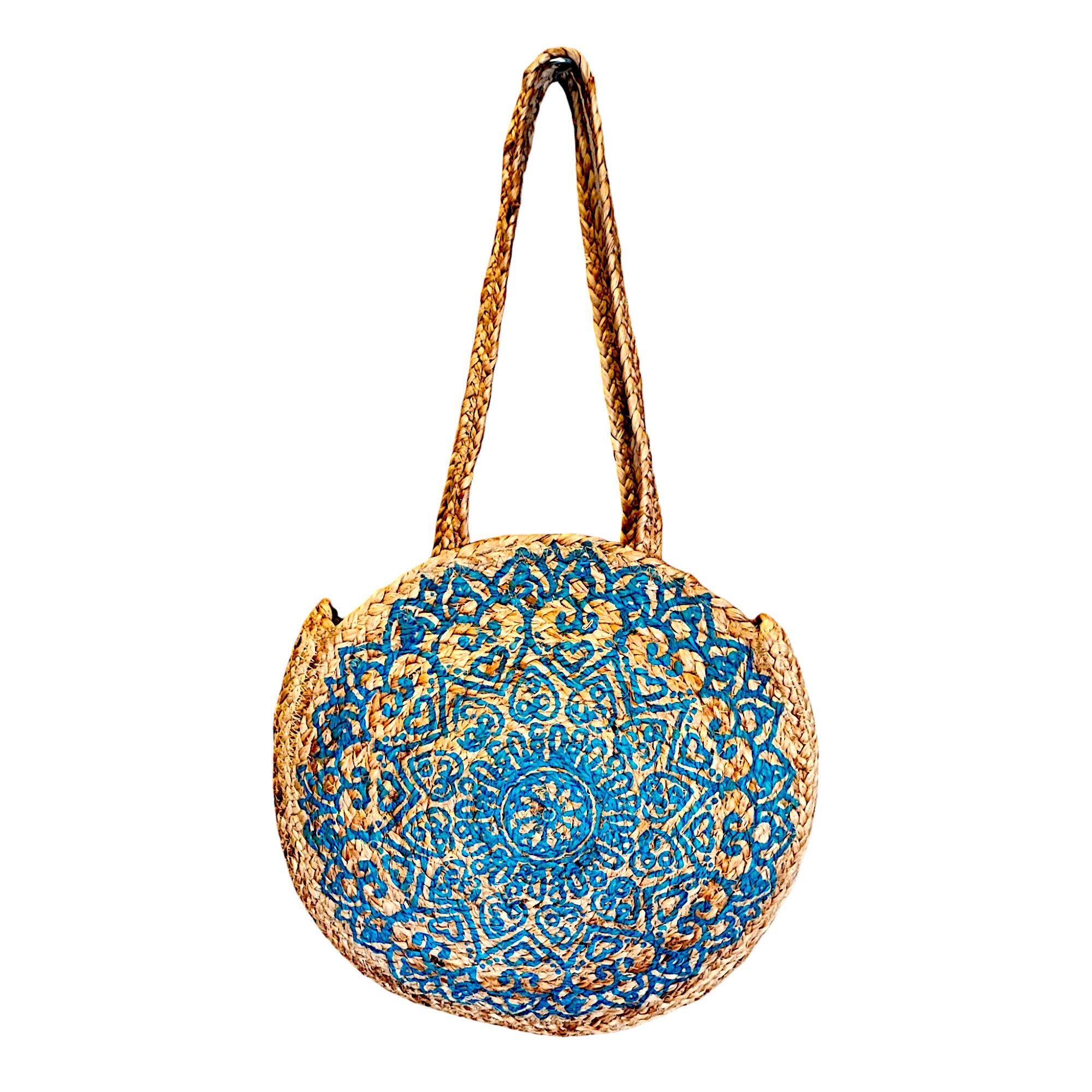 Shopper jute Turqui 45 Cm