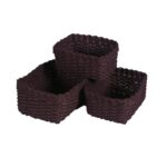 Cesto ojales Nat Morado M 26x21x12