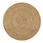 Alfombra  yute Kara Round 1,2x1,2 M