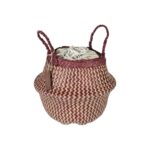 Capazo Rdo.zig-zag Rojo S 23x23