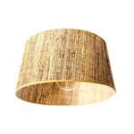Pantalla Rafia Natural Ø20 Cm