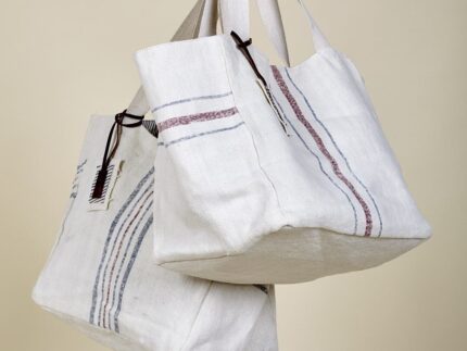 Bolso Xxl Lines Burgund