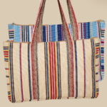 Bolso 34x23 Rayas Azul