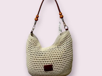 Bolso crochet Beig
