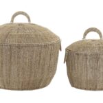 Cesta jute metal P