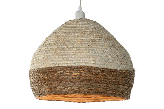 Lampara fibra natural - Imagen 1