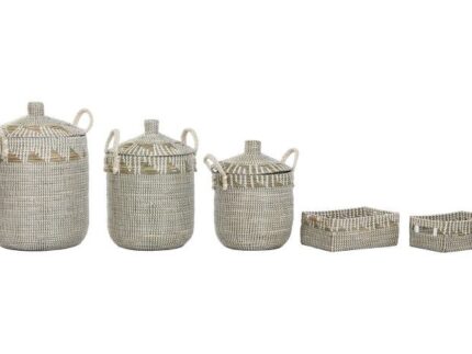 Cesto seagrass algodon