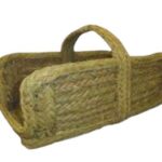 Leñera rectangular esparto