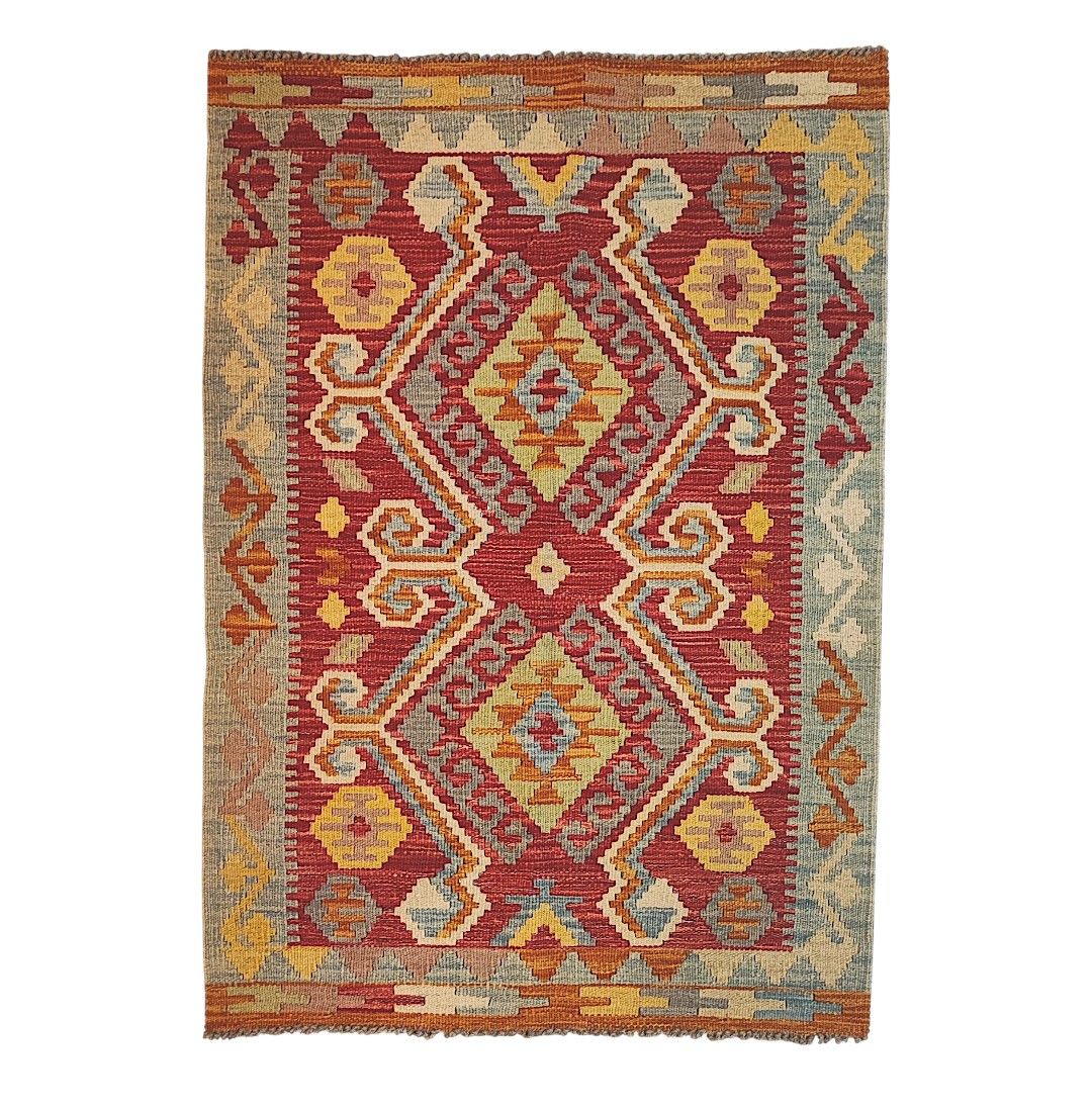 Alfomra Kilim Maimana Gris 0,88x1,25 M