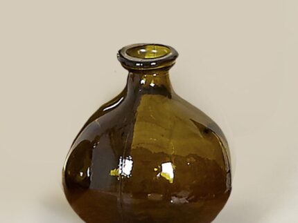 Jarron oval Verde Oliva 18cm