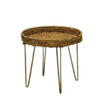 Mesa Agua de Jacinto Oro 40x40x40.5cm