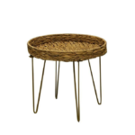 Mesa Agua de Jacinto Oro 45x45x40.5cm