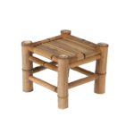 Taburete bambú 26x26x21