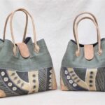 Bolso rafia con cierre