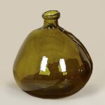 Jarron oval Verde Oliva 23cm