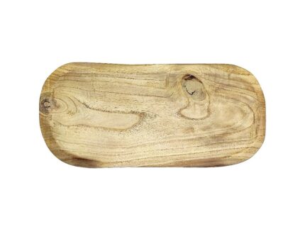 Bandeja oval Kale madera 60 X 30.5 X 5 Cmts.