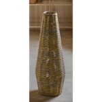 Jarrón ratán 80 cms.