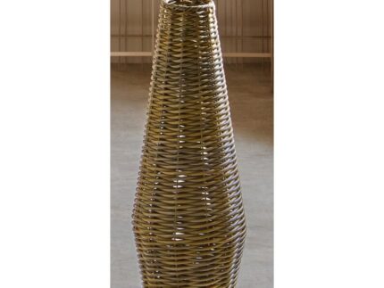 Jarrón ratán 80 cms.