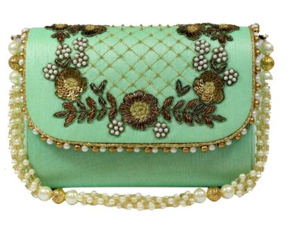 Bolso de seda Y Perlas