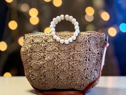 Bolso rafia Bola