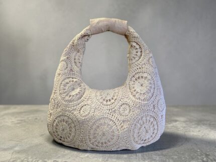 Bolso algodón beige