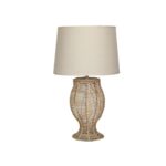Lámpara de mesa rattan