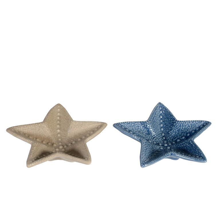 Estrella ceramica azul P - Imagen 1