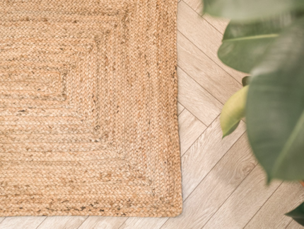 Alfombra yute ibiza