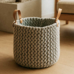 Cesto algodon 100% gris