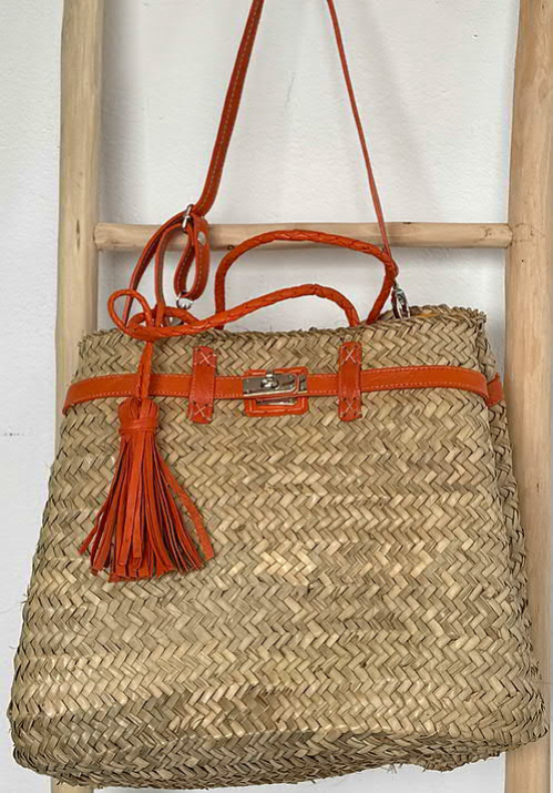 Bolso kelly naranja - Imagen 1