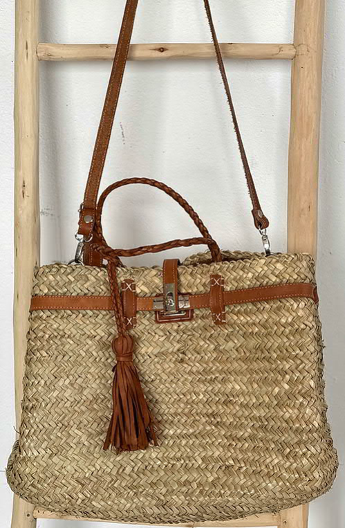 Bolso kelly marrón - Imagen 1