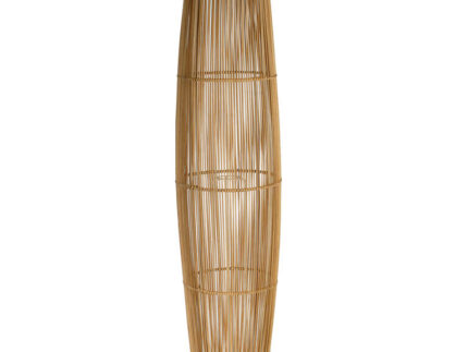 Lámpara de pie de rattan