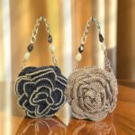 Bolso crochet flor