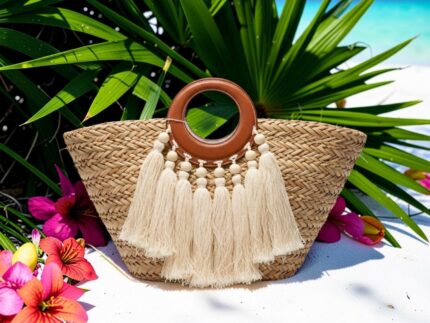 Capazo Flecos Seagrass