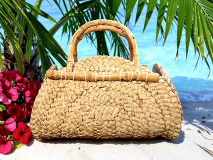 Bolso asa bamboo Maiz