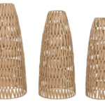 Lámpara fibra natural S