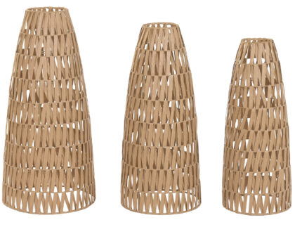 Lámpara fibra natural S
