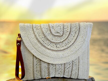 Cartera de mano rafia Bg
