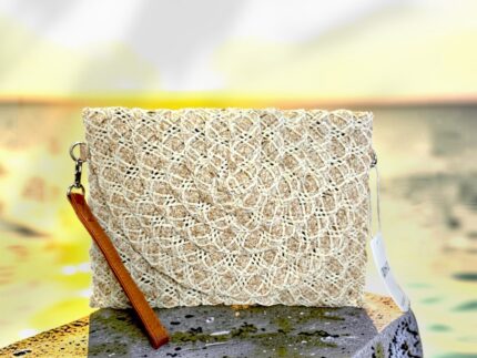 Cartera de mano rafia Mx